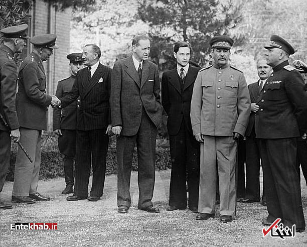 تصاویر : چرچیل، استالین و روزولت در تهران