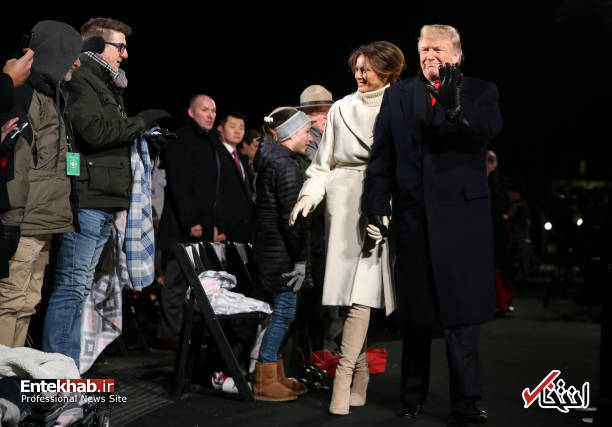 تصاویر : ترامپ و همسرش