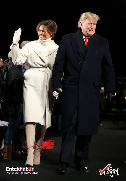 تصاویر : ترامپ و همسرش
