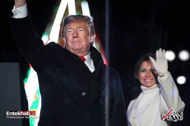 تصاویر : ترامپ و همسرش