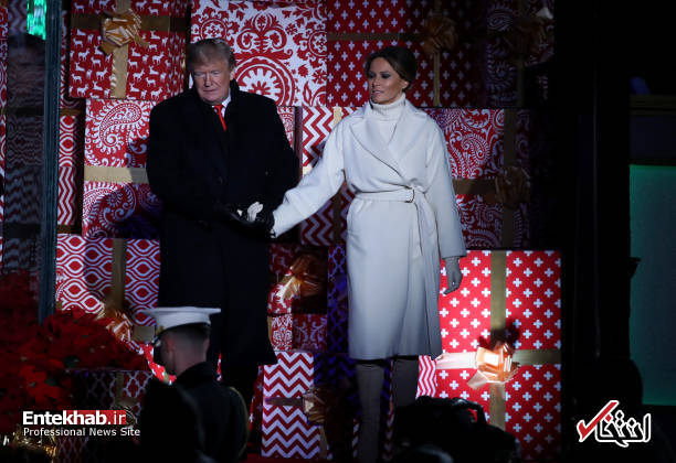 تصاویر : ترامپ و همسرش