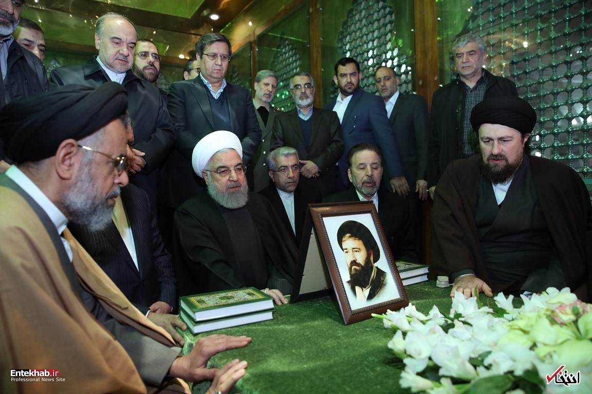 تصاویر : تجدید میثاق اعضای هیأت دولت با آرمان‌های امام راحل و شهیدان