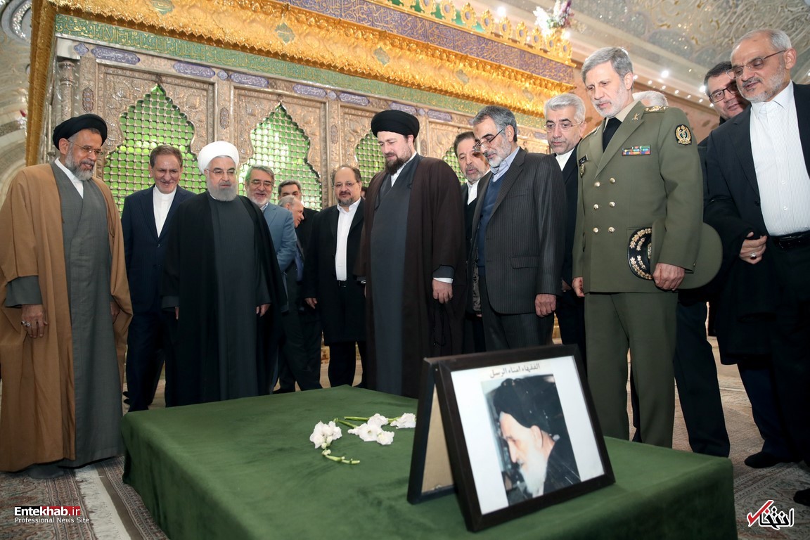 تصاویر : تجدید میثاق اعضای هیأت دولت با آرمان‌های امام راحل و شهیدان