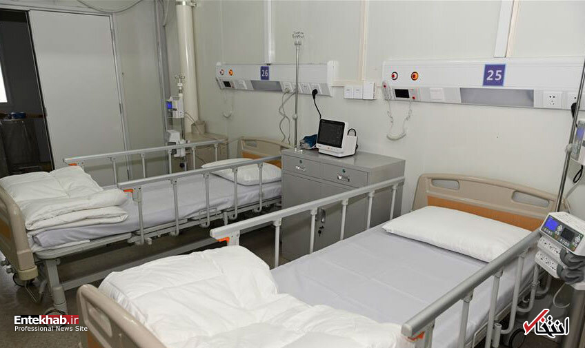 تصاویر : تکمیل شدن بیمارستان هزار تختخوابی چین
