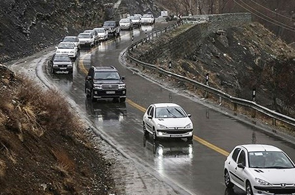Image result for بارش برف و باران در جاده‌های ۶ استان کشور