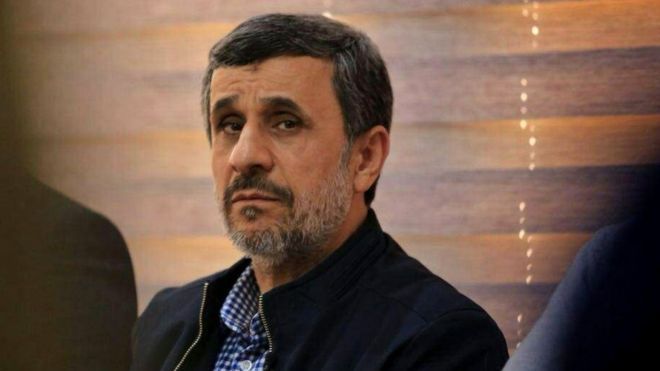 احمدی نژاد مهمان ویژه ضیافت حزب محمدرضا باهنر/ احمدی نژاد که آمد، ناطق رفت