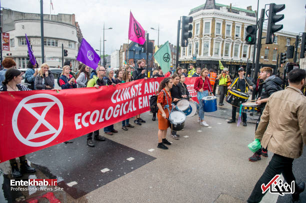 (تصاویر) قیام علیه انقراض در لندن