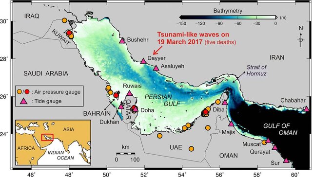 استاد ایرانی دانشگاه «برونل»: احتمال وقوع سونامی در آب‌راه نفتکش‌های خلیج فارس وجود دارد