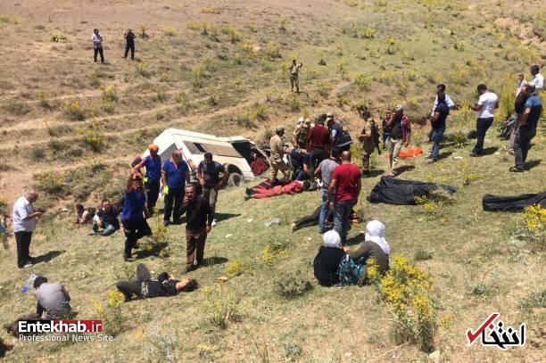 واژگونی مرگبار مینی بوس حامل مهاجران در ترکیه