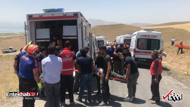 واژگونی مرگبار مینی بوس حامل مهاجران در ترکیه