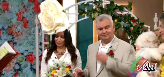 ازدواج  زن بریتانیایی در برنامه زنده تلویزیونی با سگش جنجالی شد +تصاویر