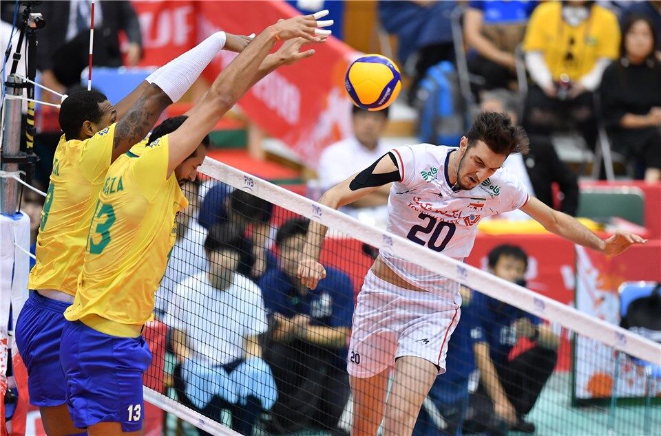 شکست والیبال ایران مقابل برزیل / سومین شکست در پنجمین مسابقه جام جهانی