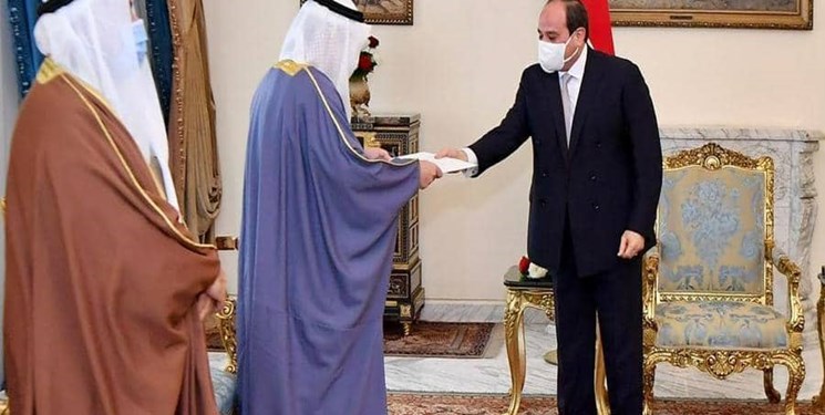 امیر کویت درنامه‌ای به «السیسی» بر پایان دادن به بحران قطر تأکید کرد