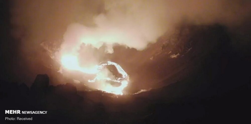 تصاویر: فوران آتشفشان‌ جزیره هاوایی در آمریکا