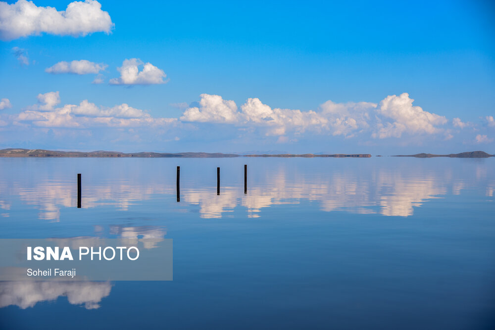 تصاویر: دریاچه ارومیه بهتر از دیروز