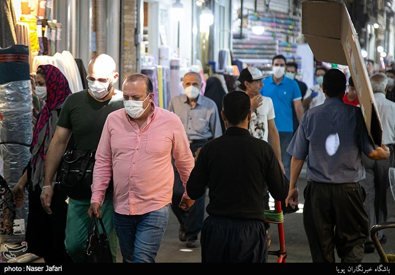 تصاویر: بازار تهران در روزهایی کرونایی