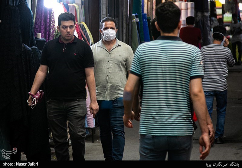 تصاویر: بازار تهران در روزهایی کرونایی