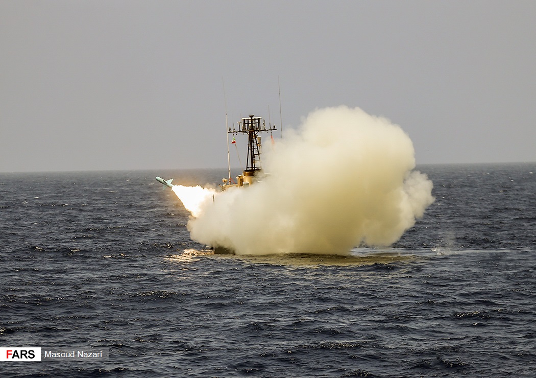 تصاویر: رزمایش موشکی ارتش در شمال اقیانوس هند