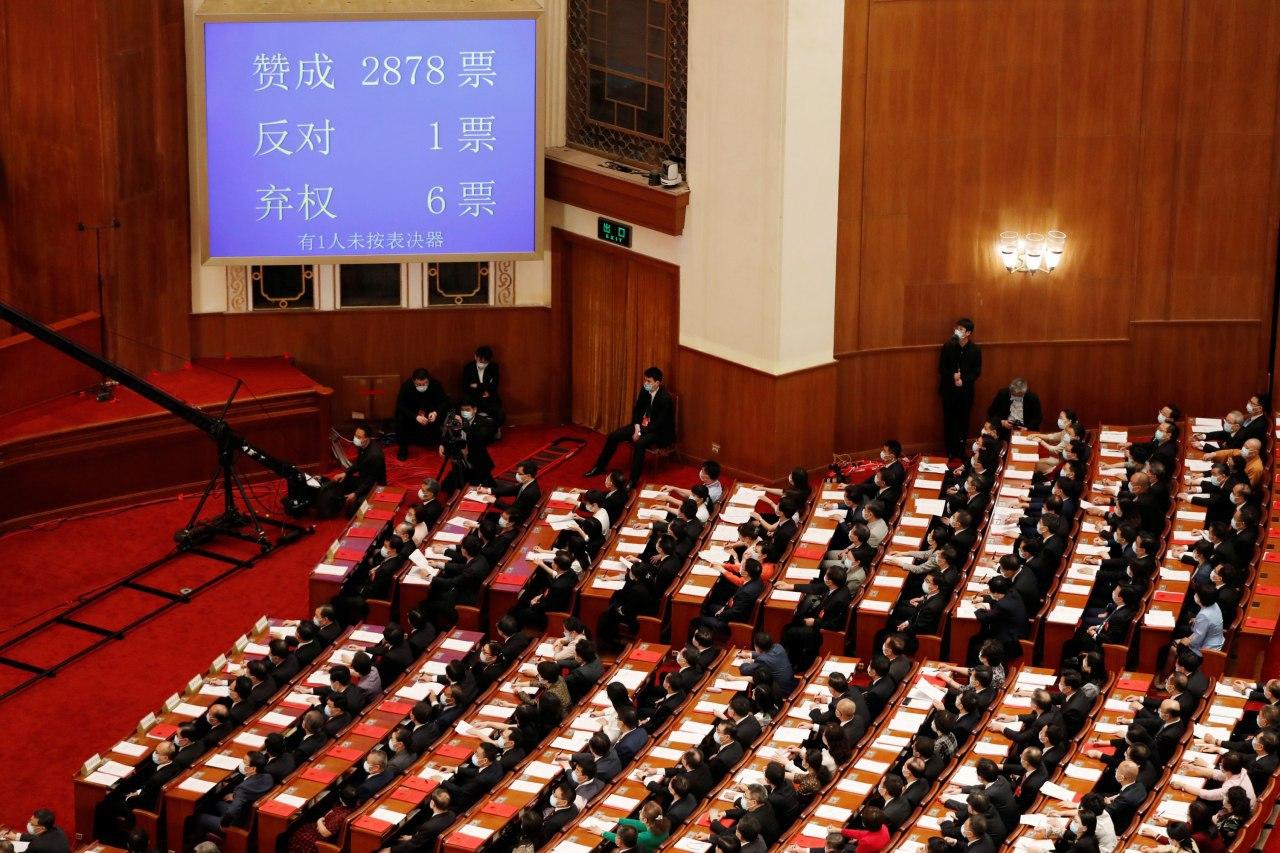 پارلمان چین قطعنامه لایحه امنیتی هنگ‌کنگ را تصویب کرد