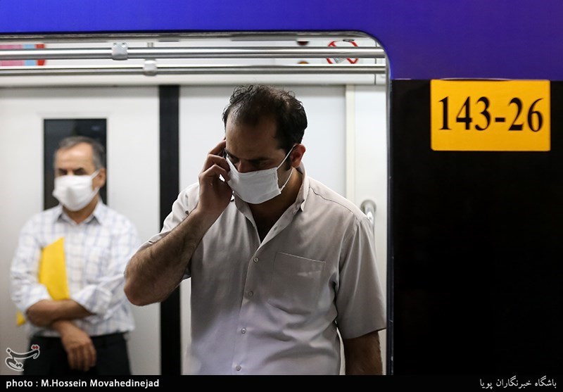 تصاویر: بدون ماسک وارد مترو نشوید