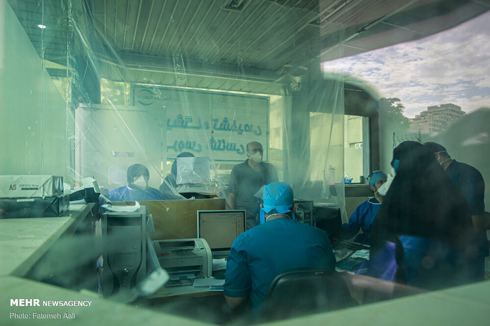 تصاویر: تست PCR در بیمارستان بقیه الله