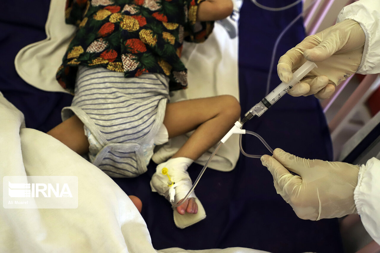 تصاویر: بخش کودکان مبتلا به کرونا در بیمارستان ابوذر اهواز