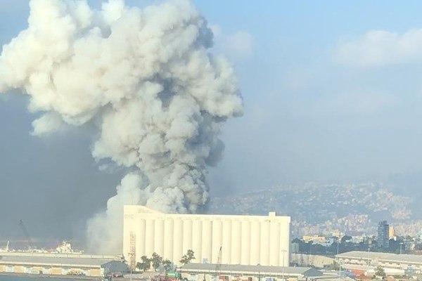 وقوع انفجار در بندر بیروت لبنان