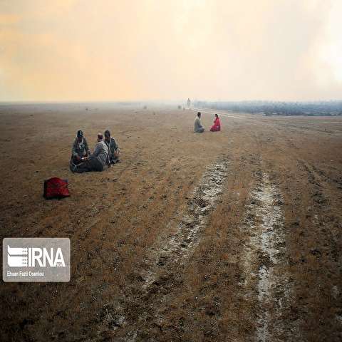 تصاویر: آتش سوزی در میانکاله