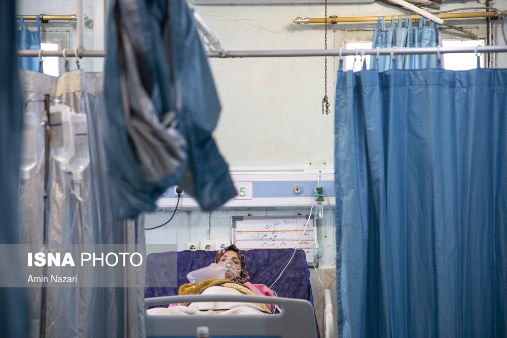 وضعیت حاد کرونا در بیمارستان سینا شهرستان کارون
