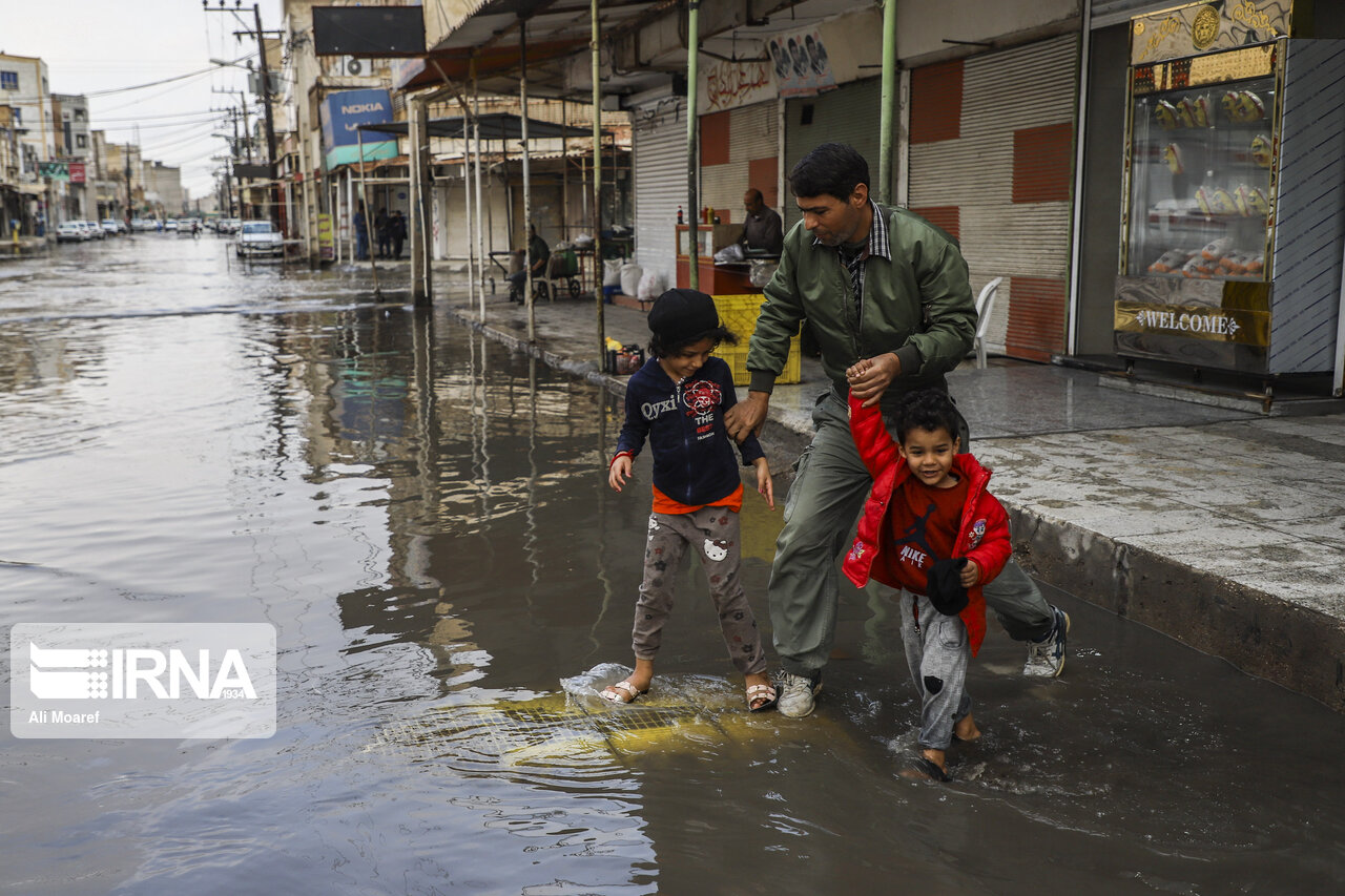 تصاویر: آبگرفتگی شدید معابر در اهواز و ماهشهر