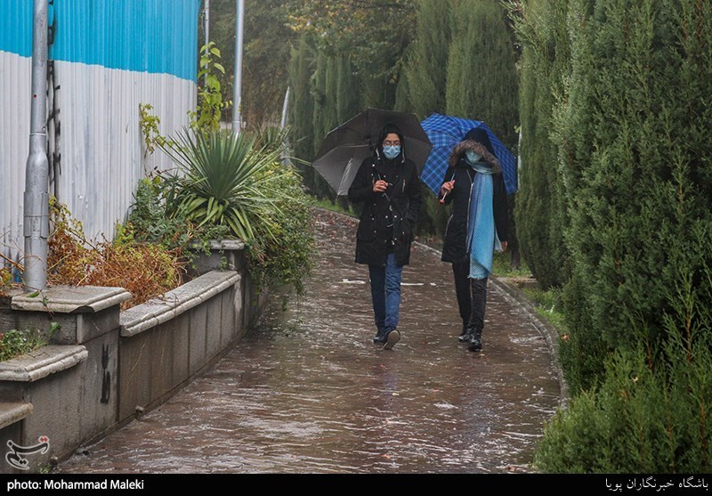 تصاویر: بارش باران در تهران