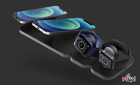 شارژر بی سیم با امکان شارژ چند جانبه+تصاویر