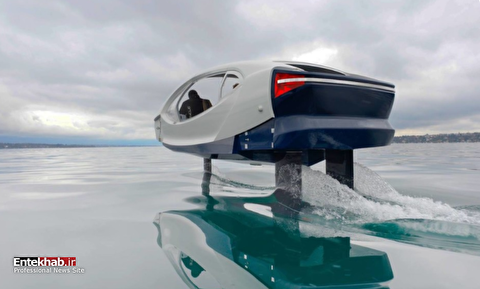 خودرویی که روی آب حرکت می‌کند+تصاویر