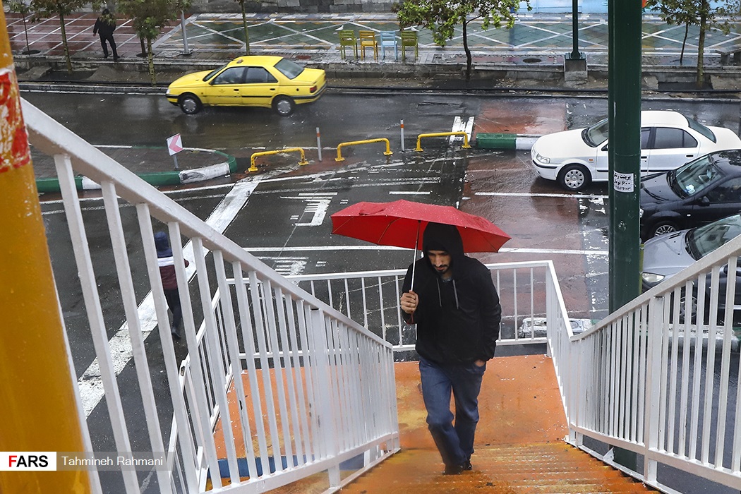 تصاویر: باران در پایتخت