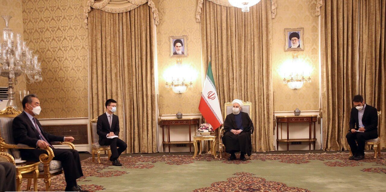 دیدار وزیر امور خارجه چین با روحانی دیدار وزیر امور خارجه چین با روحانی