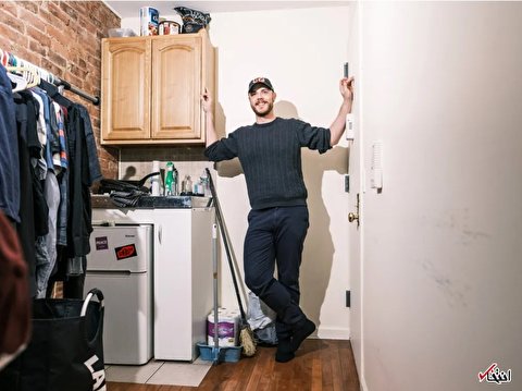 نگاهی به کوچکترین آپارتمان نیویورک+تصاویر