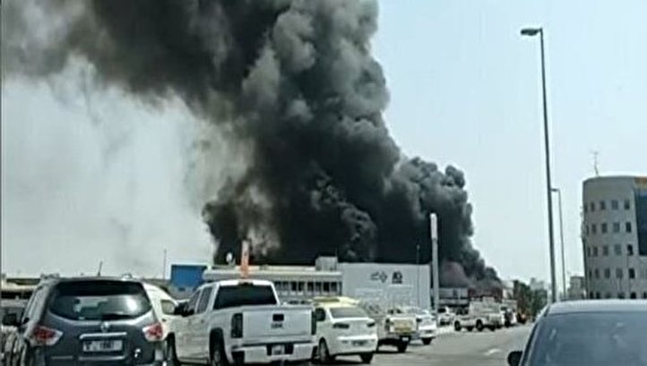 ویدیو / تصاویری از آتش‌سوزی در ابوظبی امارات پس از حمله پهپادی و موشکی نیروهای مسلح یمن