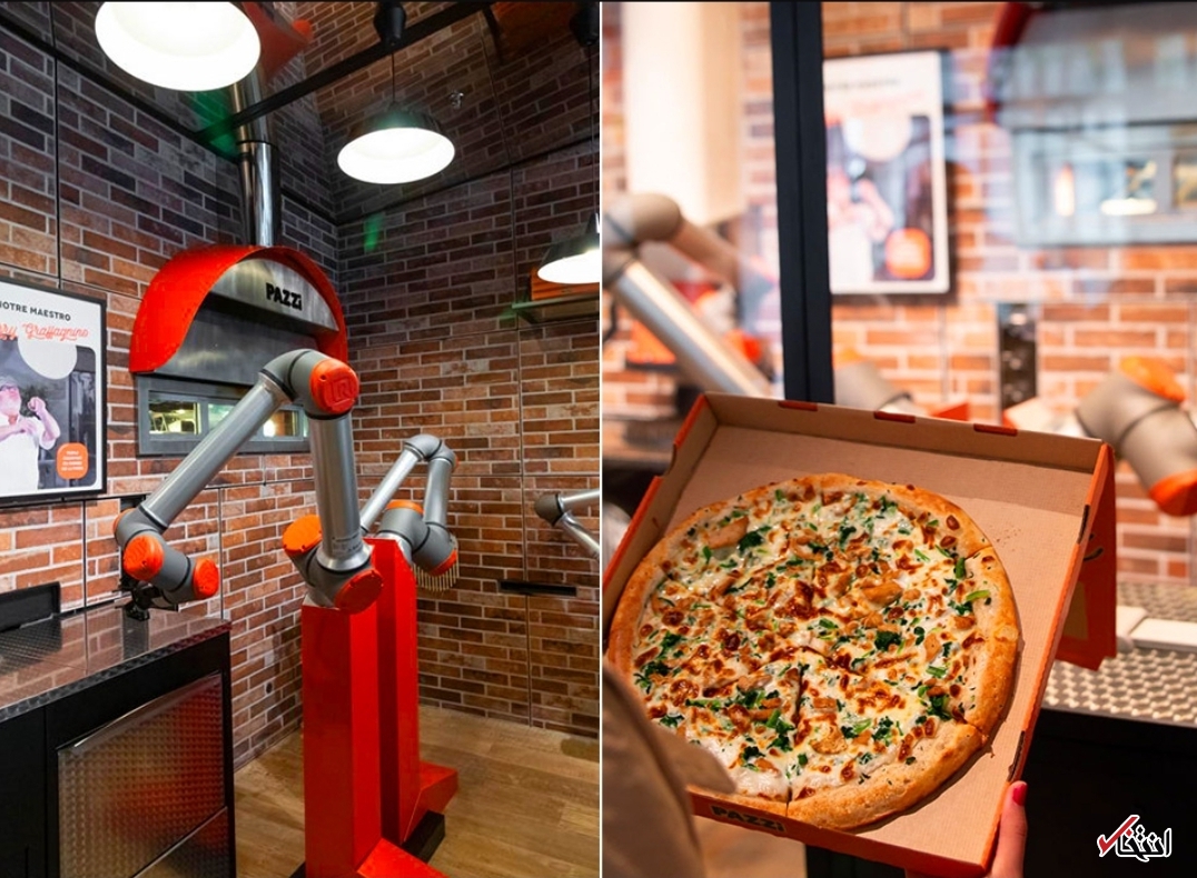 رستوران رباتیک: هر ۴۵ ثانیه یک پیتزا
