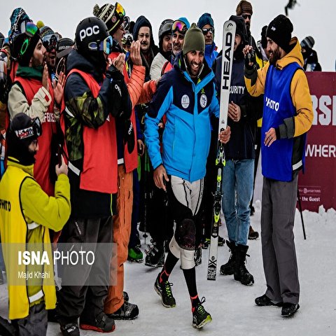 تصاویر: رقابت‌های لیگ بین‌المللی اسکی آلپاین