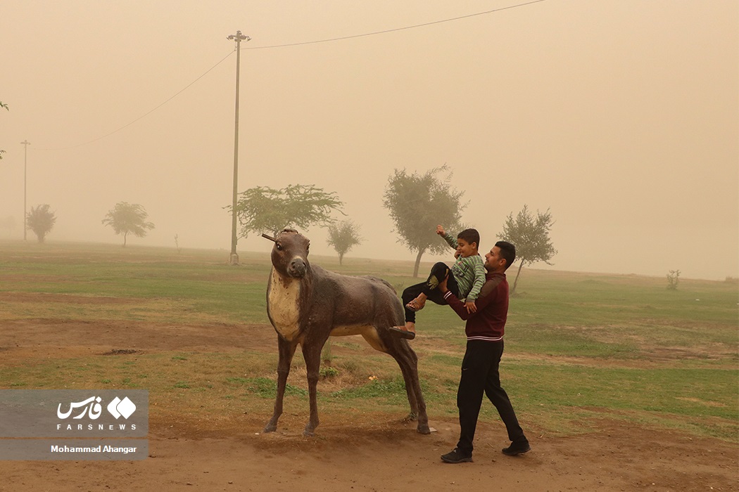 تصاویر: گرد و خاک در اهواز