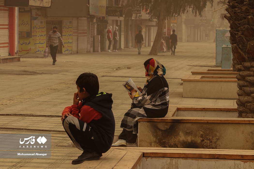 تصاویر: گرد و خاک در اهواز