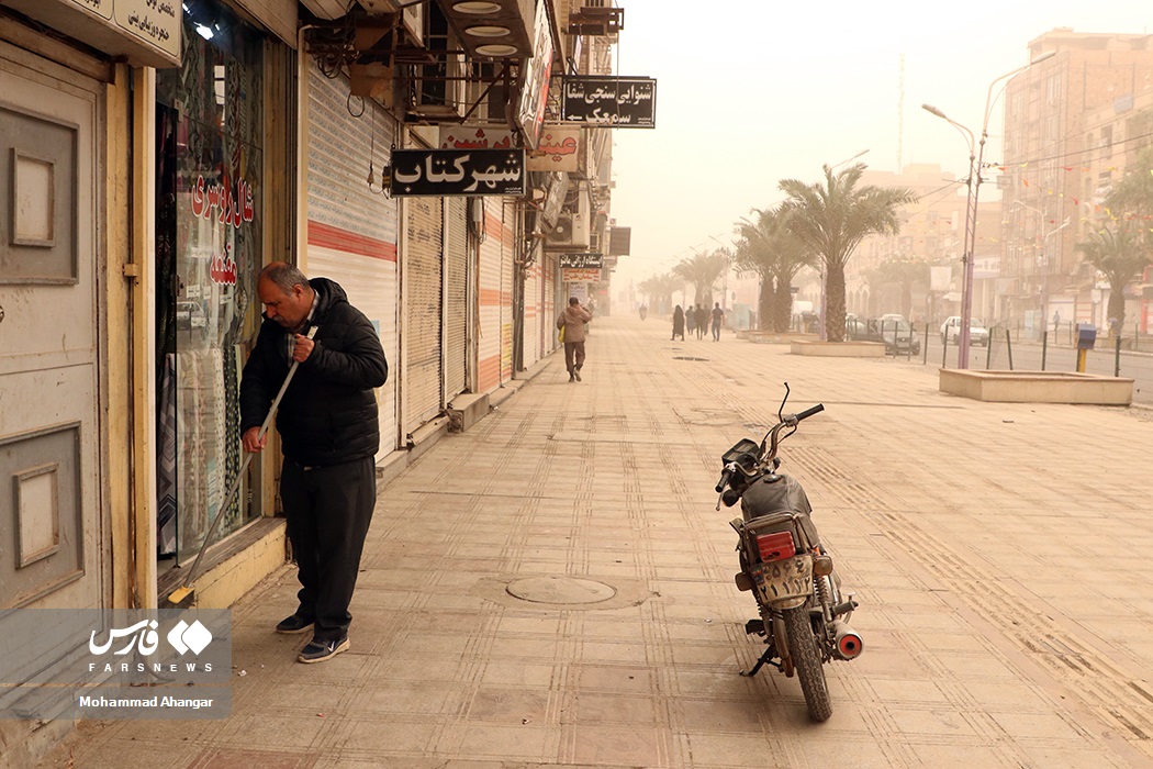 تصاویر: گرد و خاک در اهواز