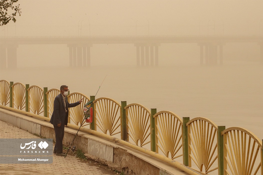تصاویر: گرد و خاک در اهواز