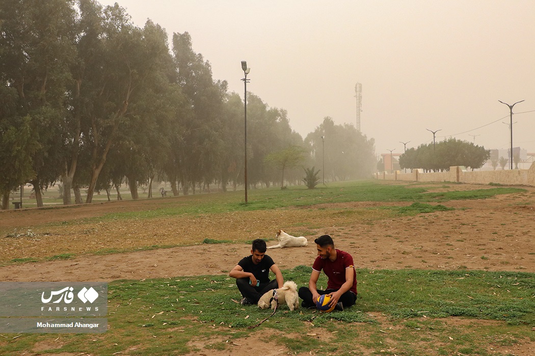 تصاویر: گرد و خاک در اهواز