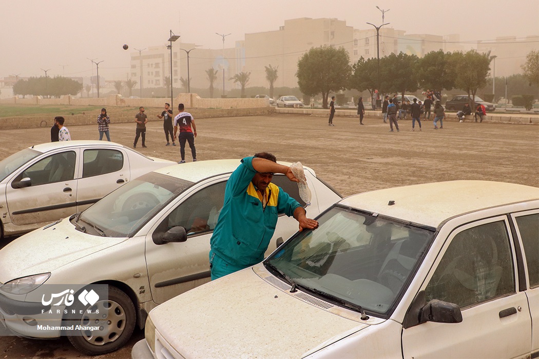 تصاویر: گرد و خاک در اهواز