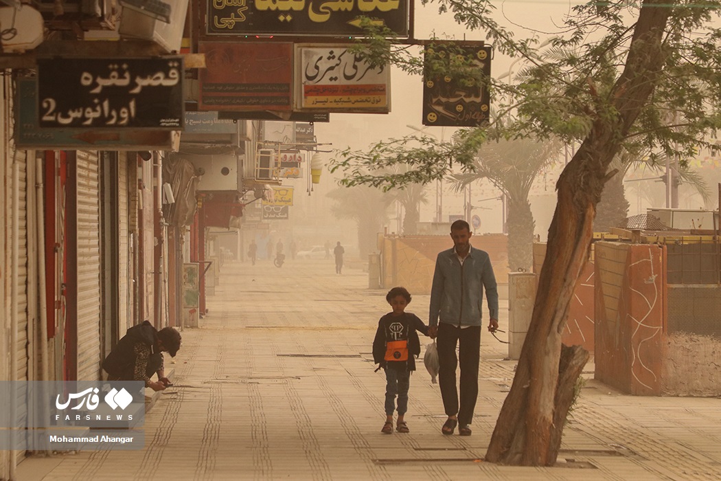 تصاویر: گرد و خاک در اهواز