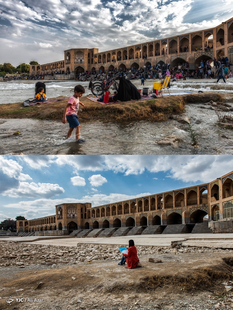 تصاویر: مرگ و زندگی زاینده رود