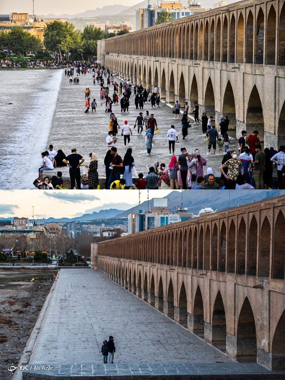 تصاویر: مرگ و زندگی زاینده رود