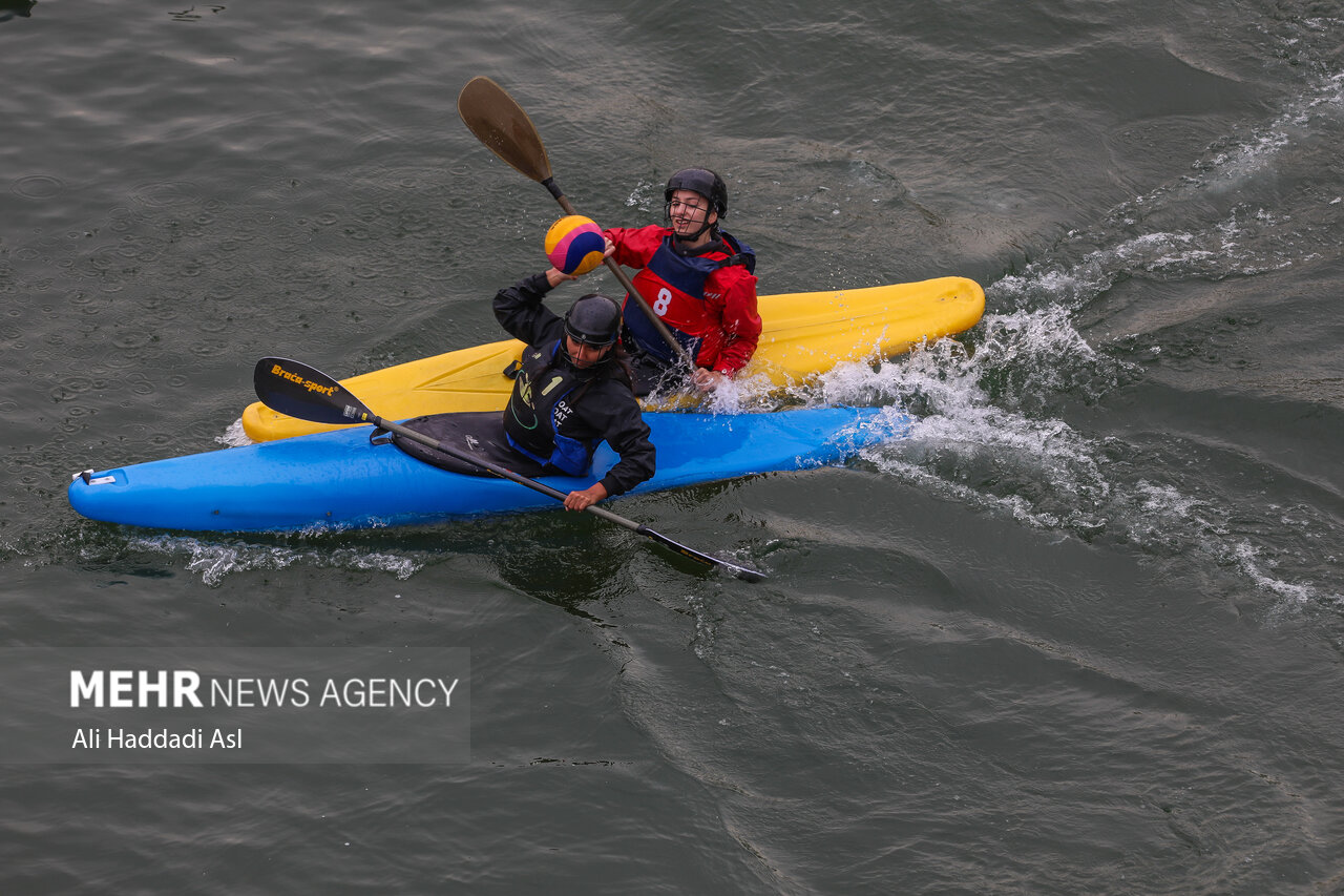 تصاویر: دیدار دوستانه کانو پولو بانوان در دریاچه آزادی