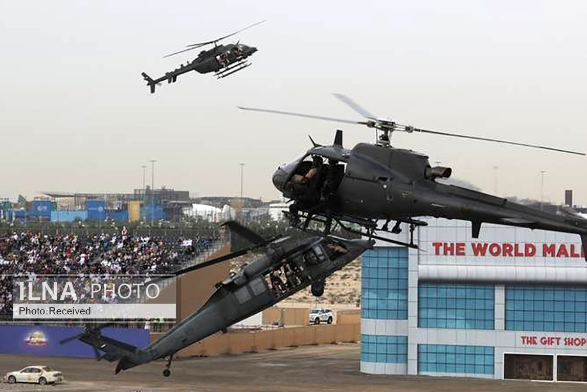 تصاویر: نمایش نظامی امارات با حضور حاکم دبی